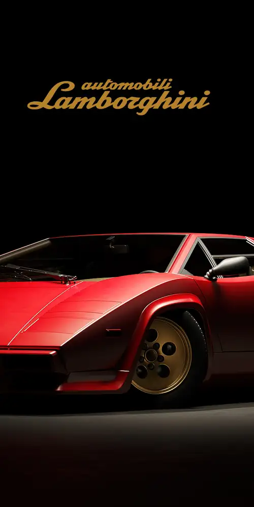 兰博基尼Countach深色美学