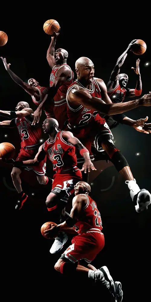 迈克尔·乔丹黑色背景