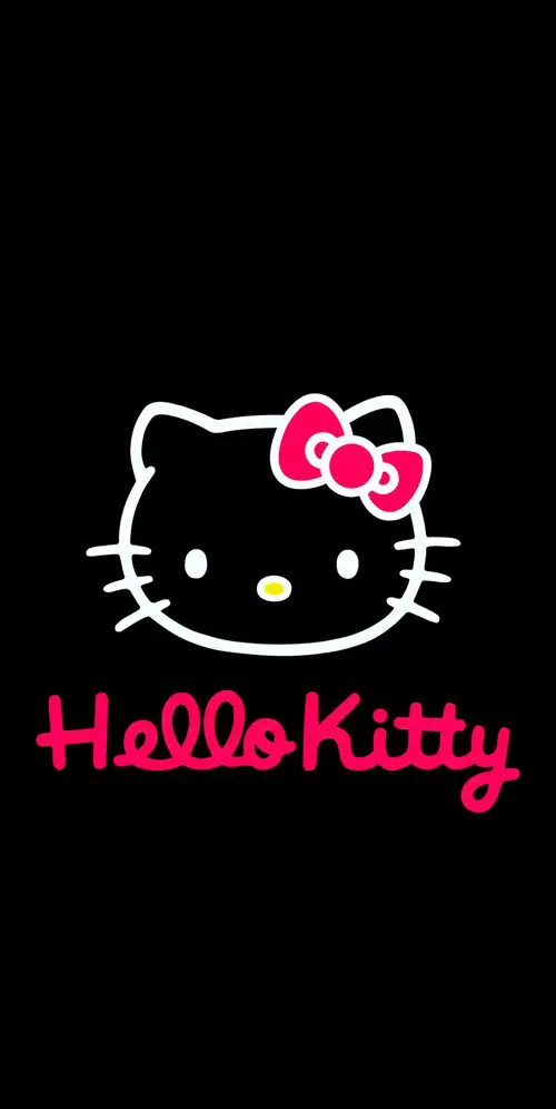 Hello Kitty黑色背景