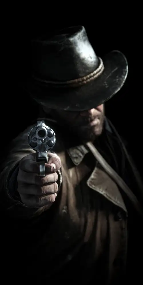 Arthur Morgan黑色背景