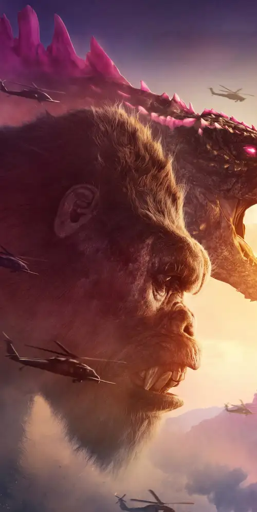 哥斯拉x金刚：新帝国电影海报