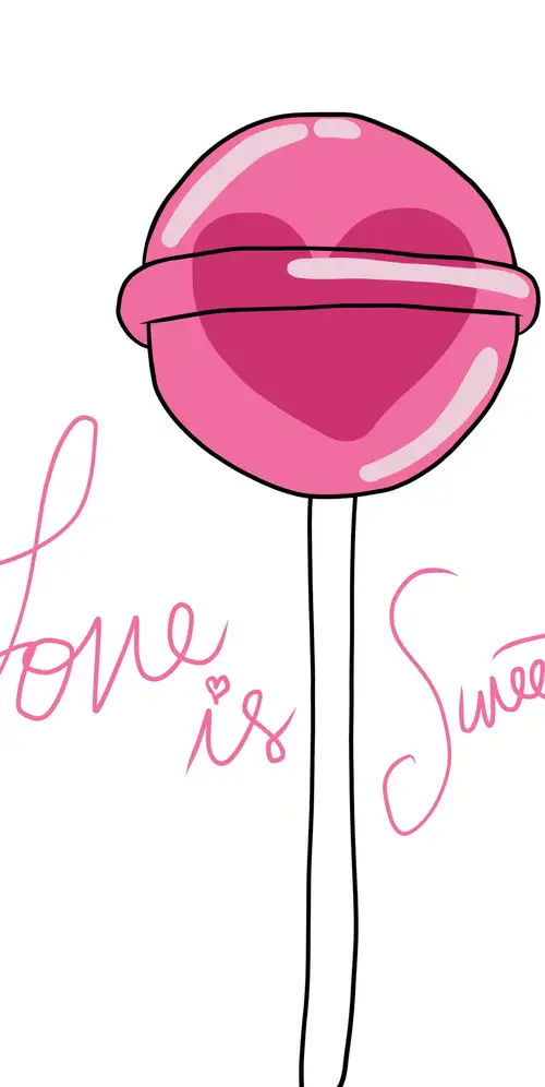 爱心棒棒糖