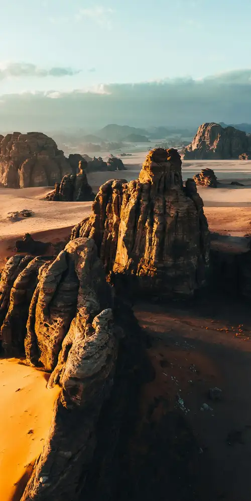 Hisma沙漠砂岩高原