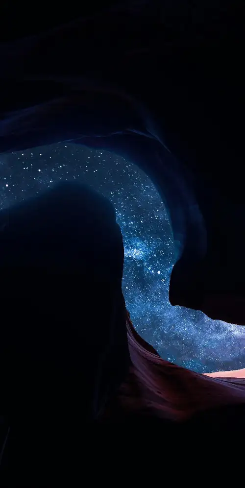 下羚羊峡谷夜空