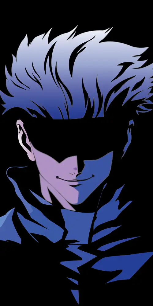 佐藤五条黑色背景