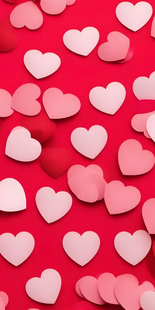 红心红背景