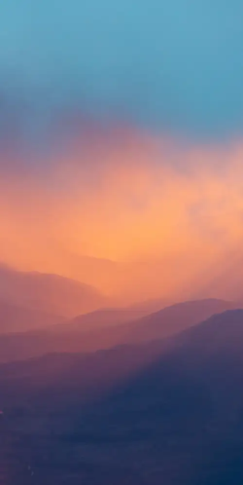 内华达山脉日落