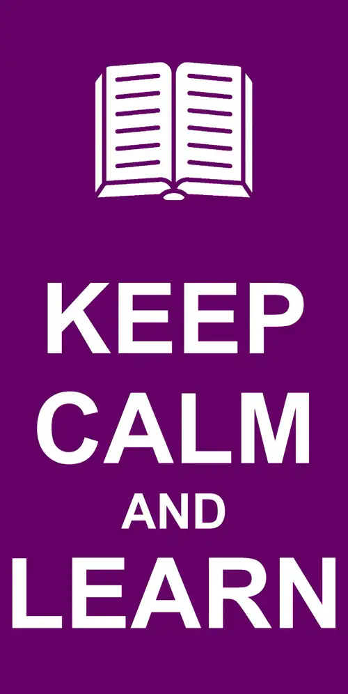 保持冷静学习