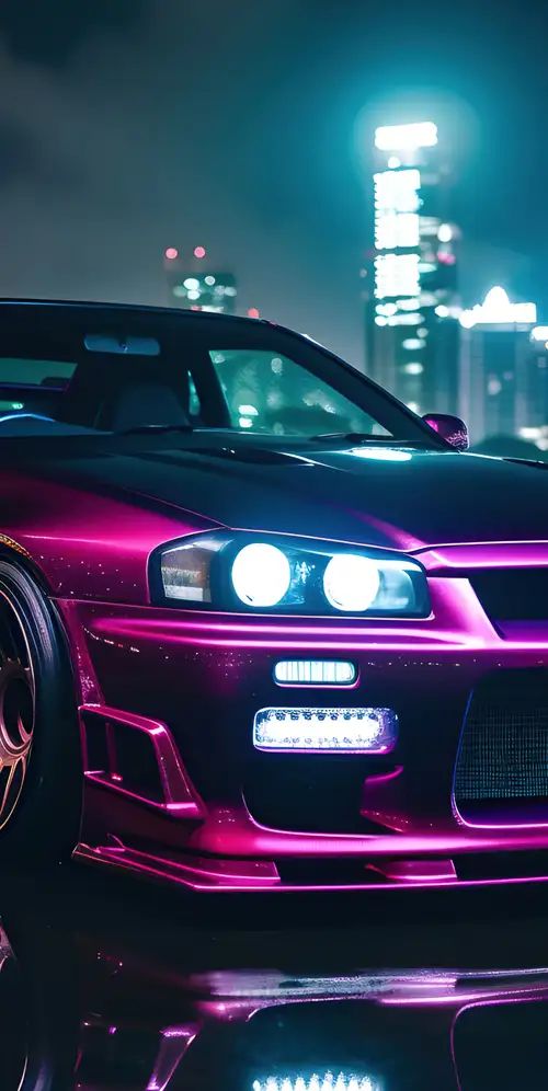 日产天际线GT-R R34 AI艺术