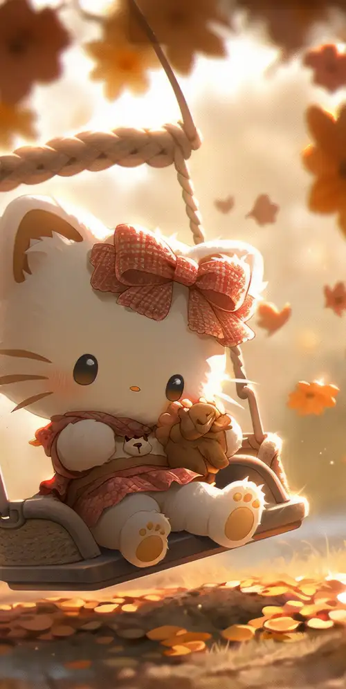 Hello Kitty秋季背景
