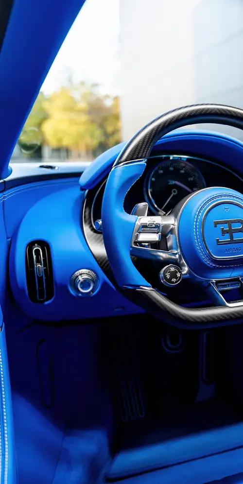 布加迪Chiron超级运动内饰