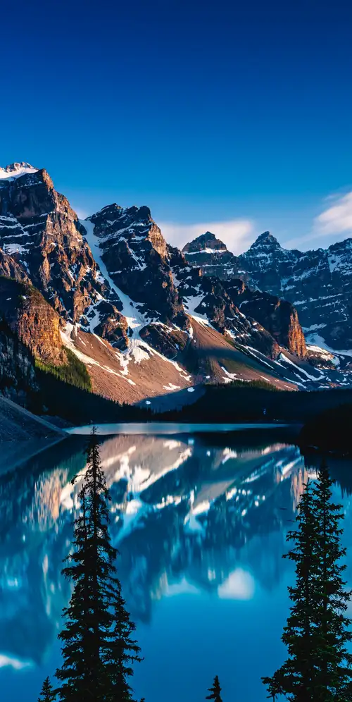 莫雷恩湖加拿大落基山脉