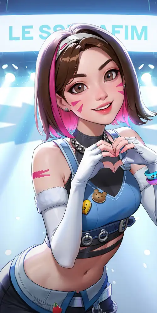 DVa Le Sserafim守望先锋2皮肤