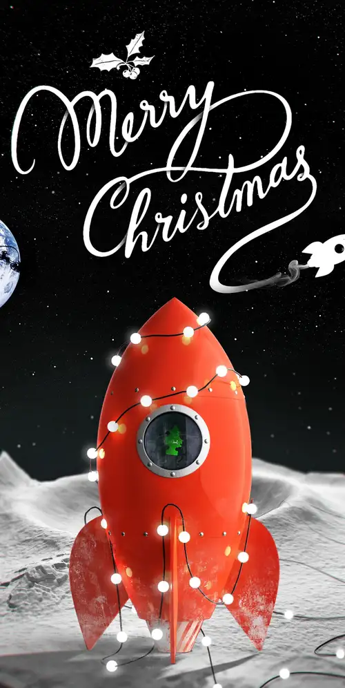圣诞快乐火箭