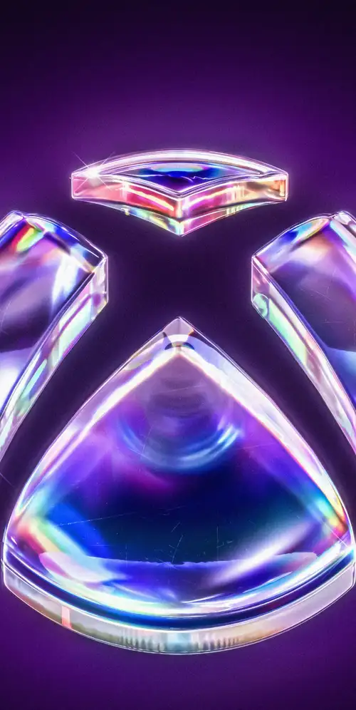 Xbox徽标紫色背景