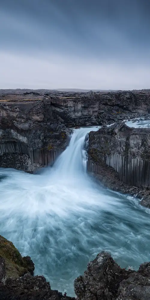 Aldeyjarfoss瀑布冰岛