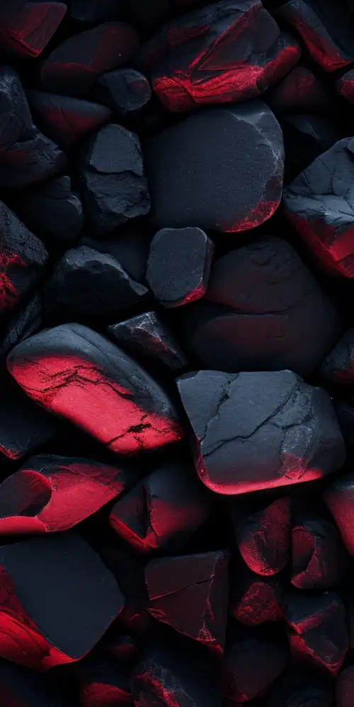 黑色岩石黑暗美学