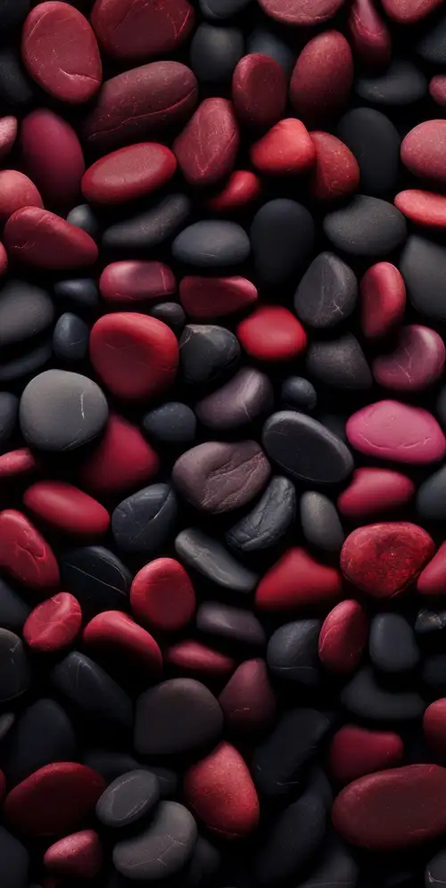 鹅卵石深色美学