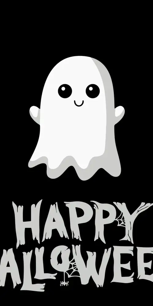 万圣节快乐可爱的鬼