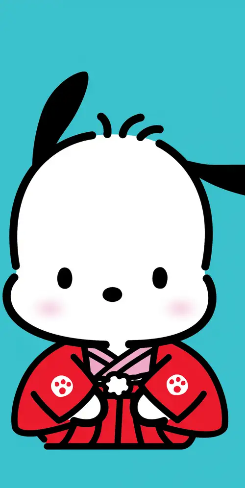 Pochacco可爱的卡通