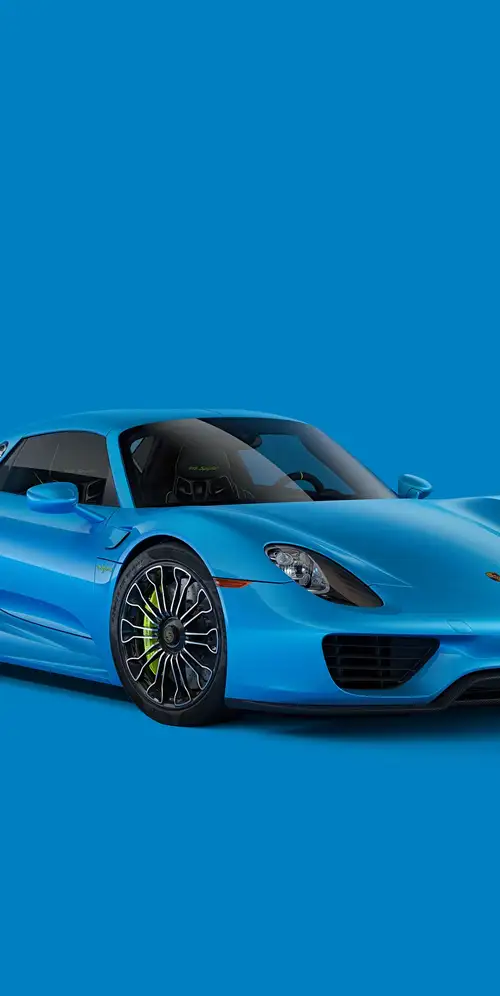 保时捷918 Spyder Blue美学