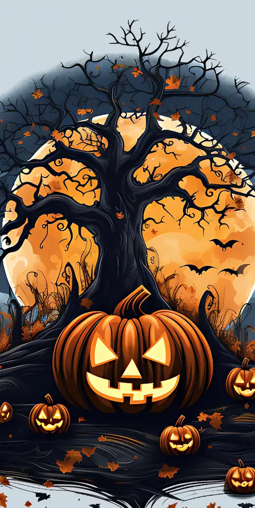 万圣节南瓜AI艺术