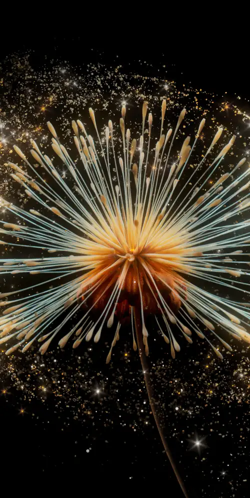 蒲公英花数字艺术