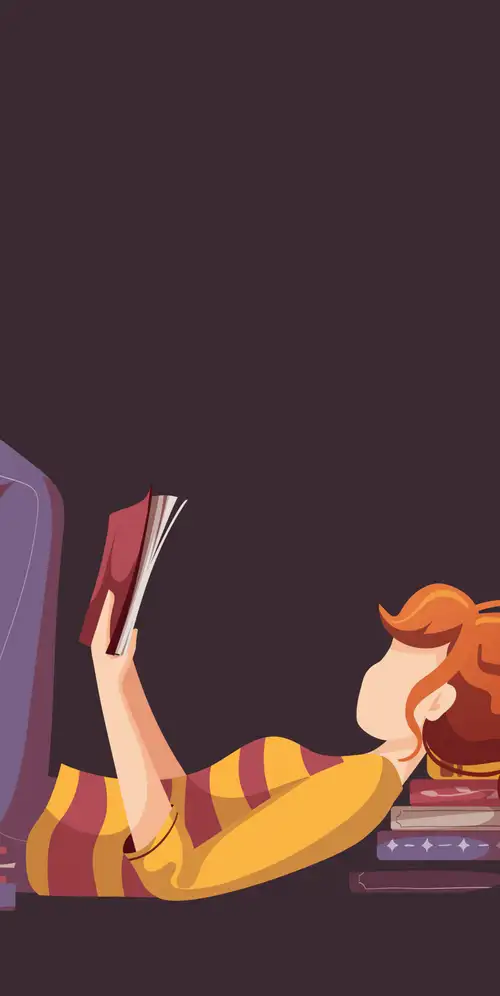 青少年女孩读书