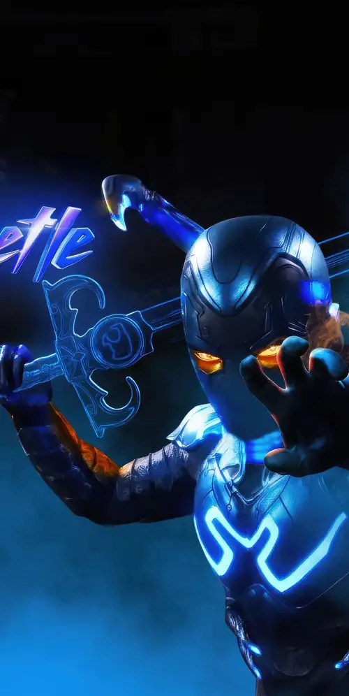 蓝甲虫电影海报