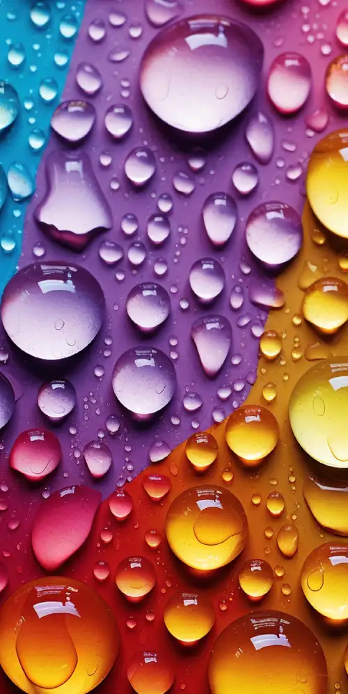 水滴彩色背景