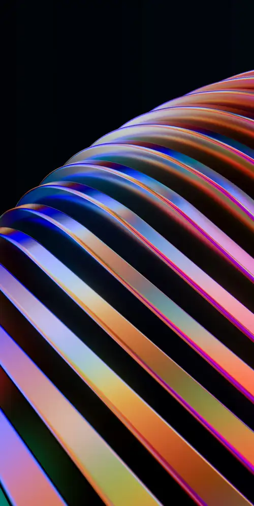 充满活力的彩虹漩涡