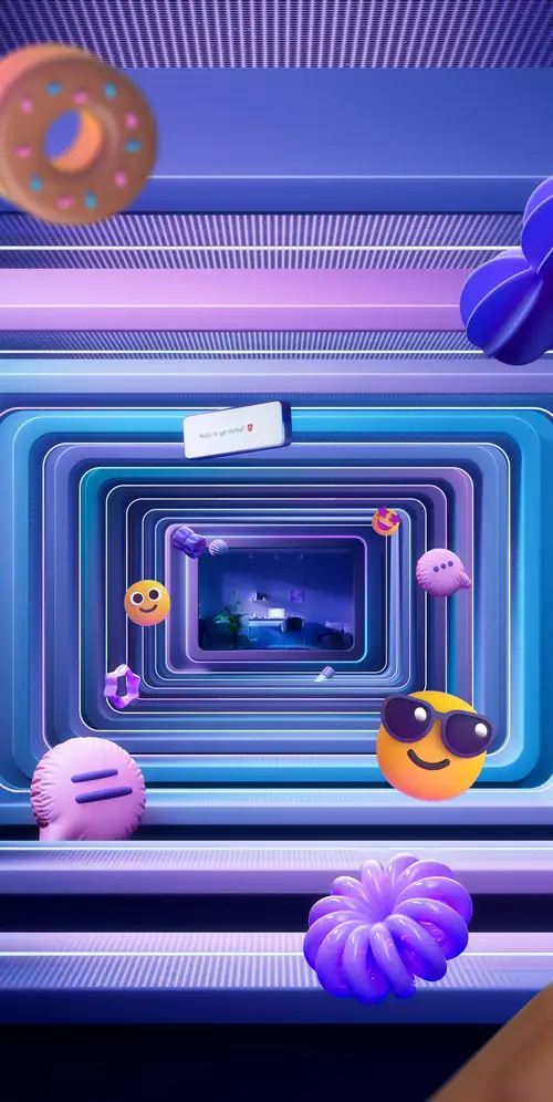 表情符号三维艺术