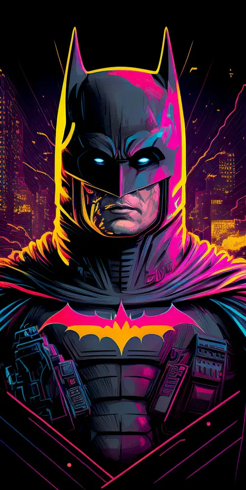 蝙蝠侠霓虹艺术