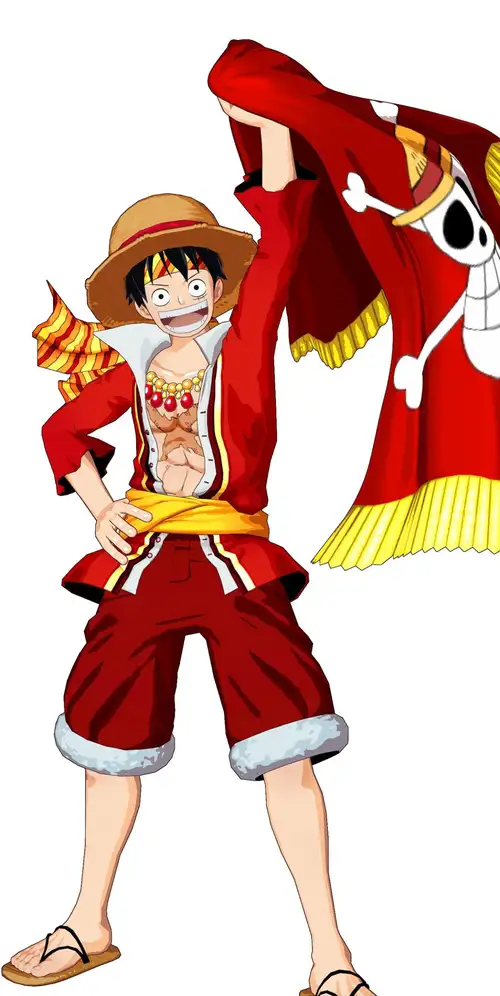 猴子D.路飞快乐罗杰旗