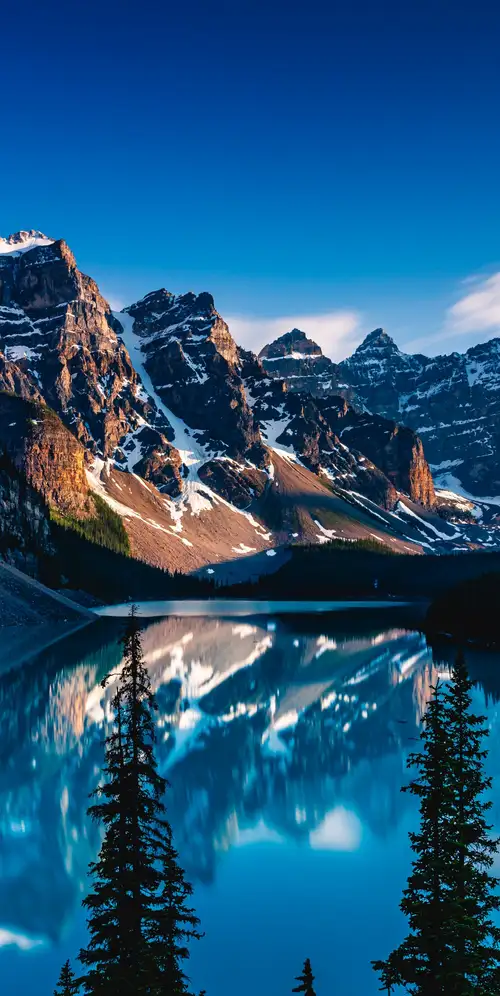 莫雷恩湖落基山脉