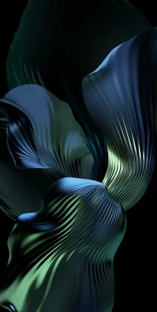绿色抽象黑色背景
