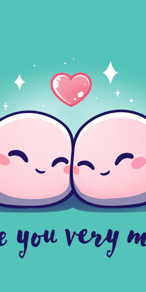 我爱你Kawaii卡通