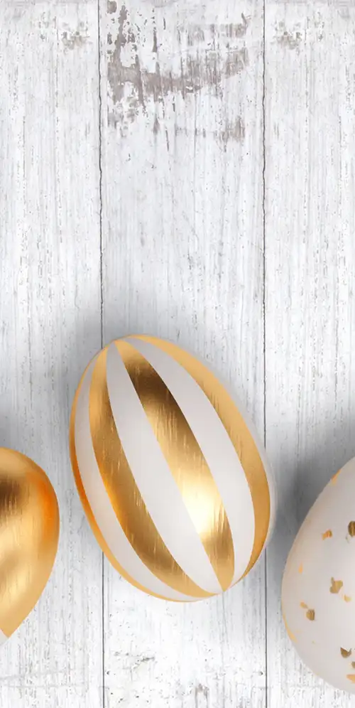 复活节彩蛋木制背景