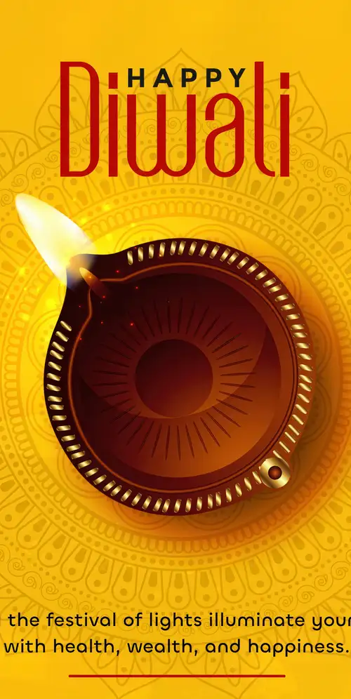 排灯节快乐印度教节日