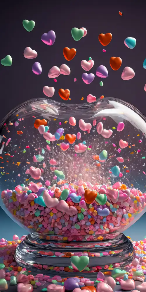 爱的心多彩的心