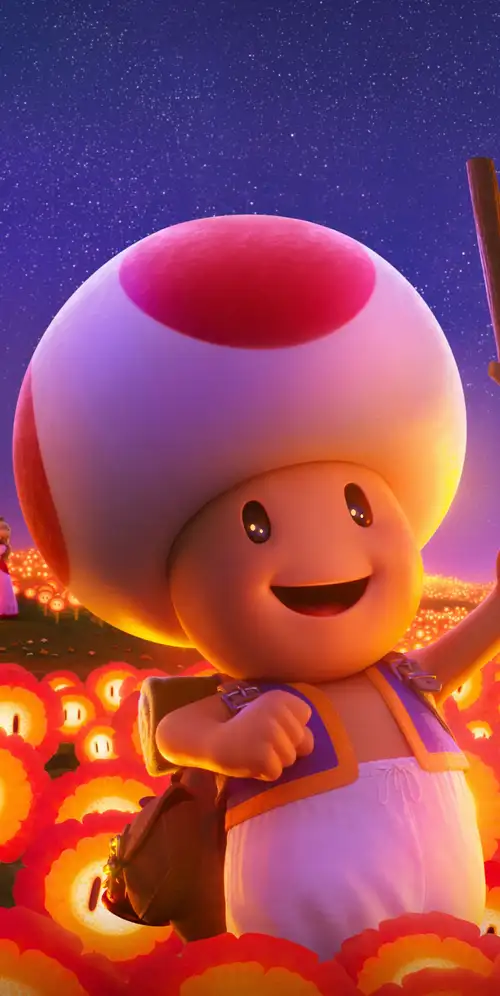 《超级马里奥兄弟》电影中的蟾蜍