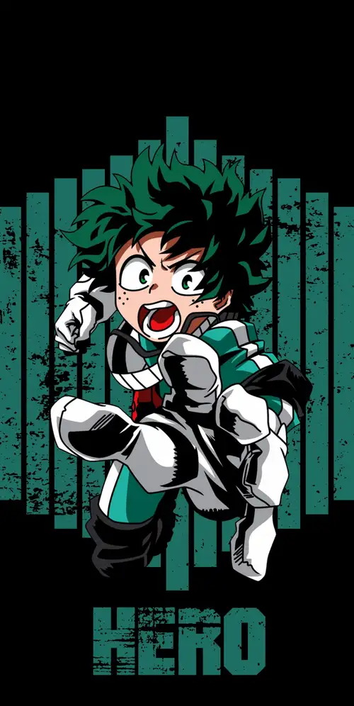 Izuku Midoriya黑色背景