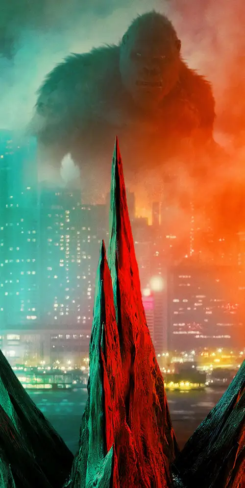 哥斯拉vs孔超宽三显示器