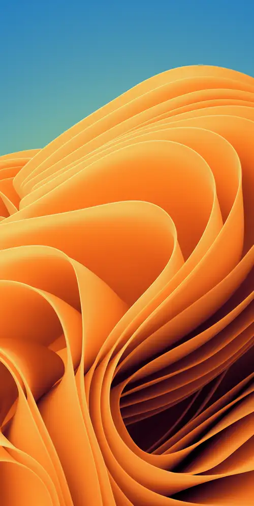 Windows 11日落橙色