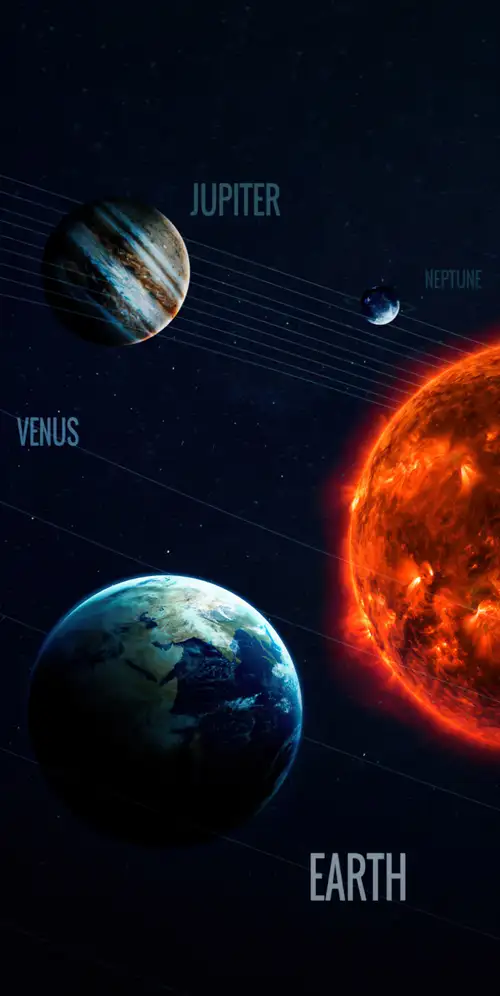 太阳系行星的黑暗美学