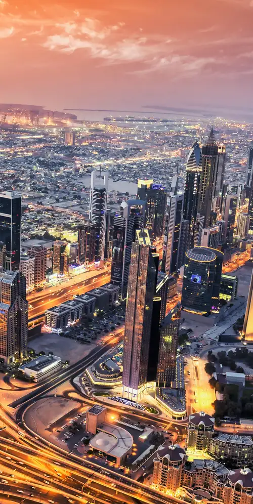 迪拜鸟瞰图