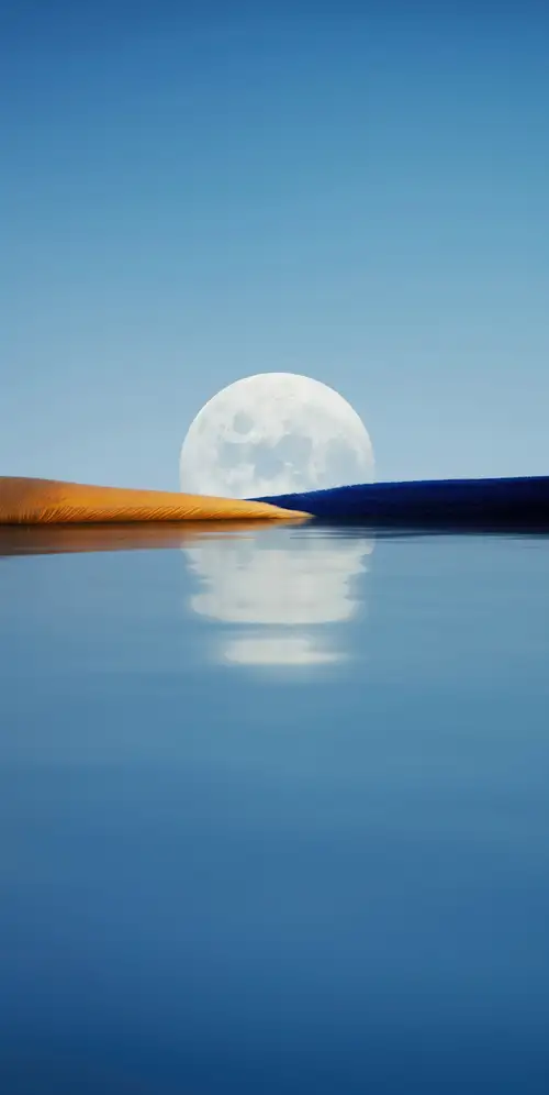 华为P50掌上早间天空