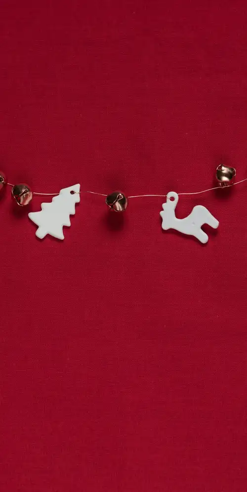 Preppy圣诞红背景