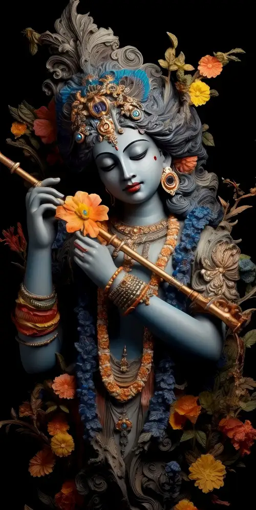 克里希纳勋爵AI艺术