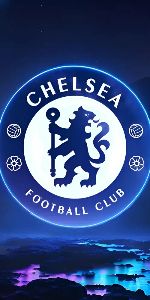 切尔西足球俱乐部霓虹灯标志